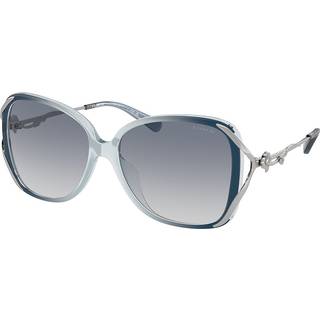 Coach HC8372BU CK482 576735 58 Solbriller Kvinder Blue - Silver - 58mm