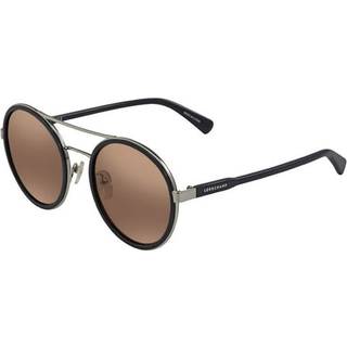 Longchamp LO631S 424 55 Solbriller Mænd Black - Black Silver - 55mm