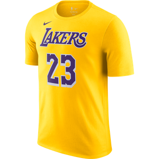Los Angeles Lakers Nike-NBA-T-shirt til mænd - gul - S