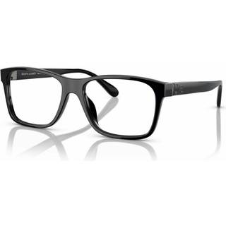 Ralph Lauren Mand RL6240U 5001 Optiske stel Acetat Sort Transparent Firkantet Normal