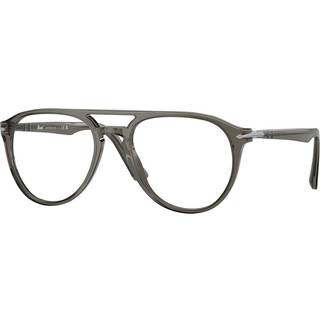 Persol Mand PO3160V 1201 Vista -rammer Acetat Grå Transparent Pilot Normal