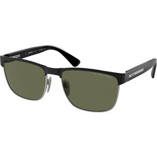 Prada PR 66ZS Polarized YDC03R 58 Solbriller Mænd Black - Gunmetal - 58mm