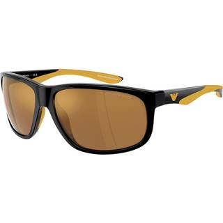 Emporio Armani EA4199U 50176H 65 Solbriller Mænd Black - Glossy Black - 65mm