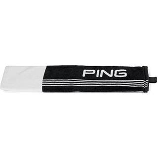Ping Tri-fold Black/White Håndklæde