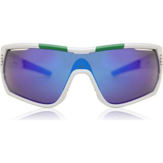 Salice 016 ITA BIANCO/RW BLU Standard Solbriller Mænd Hvid - White - Standard