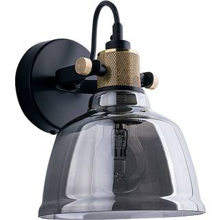 Væglampe Amalfi med metalliseret glas, sølv