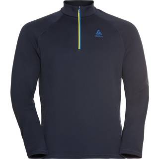 Odlo Besso Mid Layer 1/2 Zip Fleecesweatere Herrer størrelse L farve blå