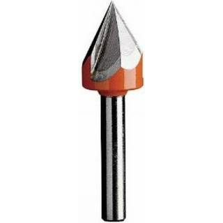 60-graders V-rille bit 1/2-tommer diameter 1/2-tommer skaft