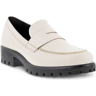 ECCO Modtray W - Mokkasiner i læder til damer - Hvid - Size: 40 (UK 6.5-7)