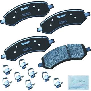 Bendix Priority1 CFM1084 Semi-Metallic Front Brake Pads til udvalgte modeller Chrysler Aspen Dodge Dakota Durango Ram 1500 Mitsubishi Raider 1500