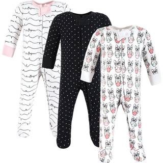 Hudson baby unisex baby bomuldss?vn og leg bonjour 0-3 m?neder