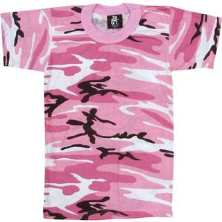 Rothco Camouflage T-Shirts Børn Pink Camo