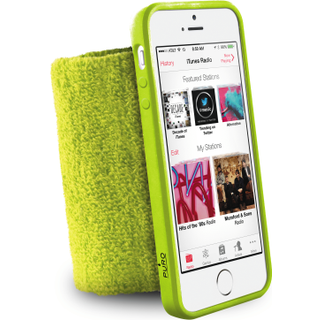 Puro Running Wristband / Armbånd iPhone SE / 5 / 5s Lime Grøn