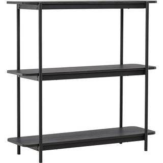 Heim reol 120cm 3 hylder sort.