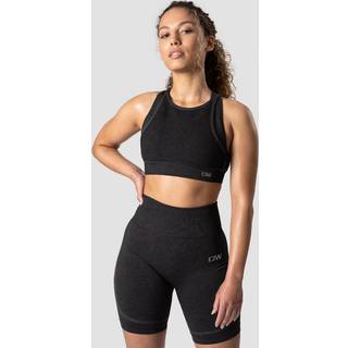 Queen Mesh Icon Sports Bra Graphite Melange