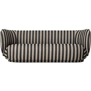 Rico Sofa 3 - Louisiana - Sand/Black