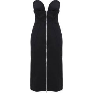 Off-White Strapless midi dress - black - XXS