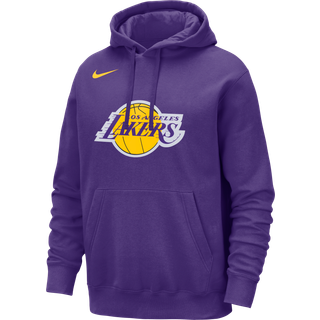 Los Angeles Lakers Club Nike NBA-pullover-hættetrøje til mænd - lilla