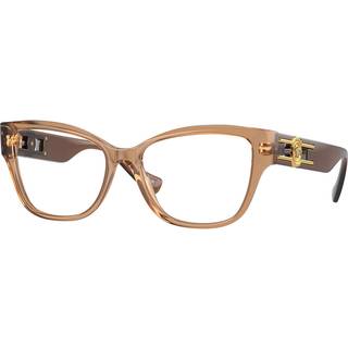 Versace Kvinde VE3347 5436 Optiske stel Acetat Brun Transparent Pillow Normal