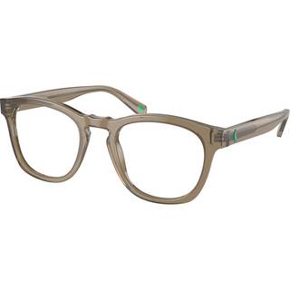 Polo Ralph Lauren PH2258 6085 49 Briller Mænd Brun - Transparent Light Brown - 49mm