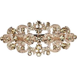 Faship champagne gul blomsterh?r barrette