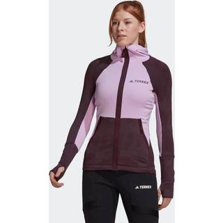 adidas Terrex Tech Flooce Full Zip Hooded Fleecejakke Dame
