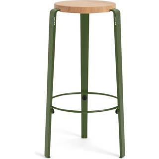 TipToe BIG LOU Skammel Egetræ/Rosemary Green
