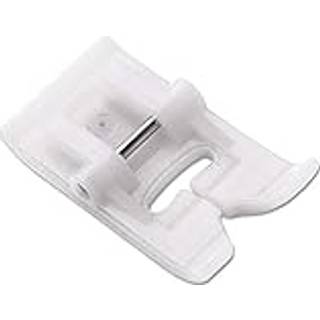 Zigzagstorm SA122 7mm Teflon Non-Stick Zig Zag Presser Foot For All Low Shank Snap-On Brother Babylock Singer Euro-Pro Janome (nyt hjem) Kenmore