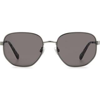 Fossil FOS 2134/G/S Asian Fit R80/IR 53 Solbriller Mænd Gunmetal - Matte Dark Ruthenium - 53mm