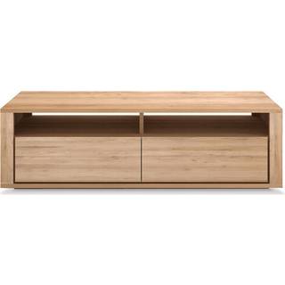 Ethnicraft Shadow TV-bord Voks olieret eg 2 skuffer