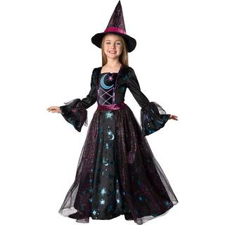 S?soner piger lyser op Deluxe Moonlight Witch Costume (M (8-10))