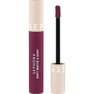Sephora Collection - Soft Matte & Easy - Smooth Matte Lip Color - Soft Matte & Easy-23 No Big Deal 15 - For Women - Hvid##Grå