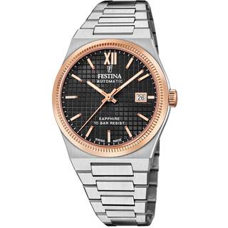 Festina F20030/3 Herrenuhr Swiss Made Rivé Automatik 40mm 10ATM