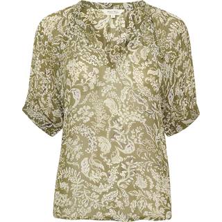 PopsyPW Bluse, Military Olive Botanical, 36