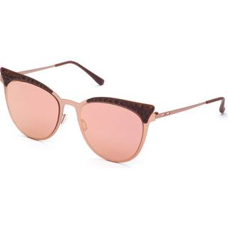 Italia Independent II 0257 122.122 54 Solbriller Kvinder Lyserød - Dark Brown - 54mm