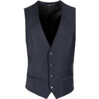 ROY ROBSON Herren Weste blau meliert Slim Fit