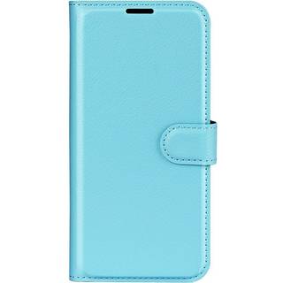 Huawei P60 Pro Litchi Læder Flip Cover m. Pung - Blå