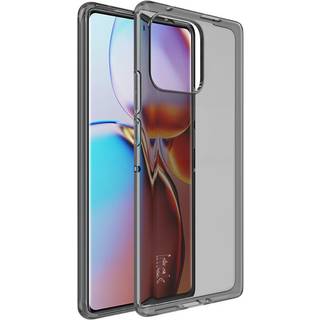 Motorola Edge 40 Pro IMAK UX-5 Series Fleksibelt Plastik Bagside Cover - Mørk Gennemsigtig