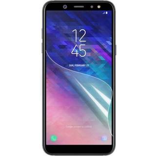 Samsung Galaxy A6 Plus (2018) beskyttelsesfilm i ordinært fleksiblet materiale med klart design - Transparent