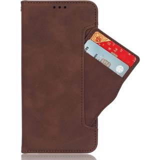 OnePlus Nord 3 (5G) Blank Læder Flip Cover m. Stor Pung - Brun