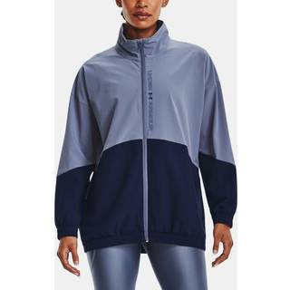 Jakke Under Armour Woven FZ Oversized Jacket 1369890-767 Størrelse XS