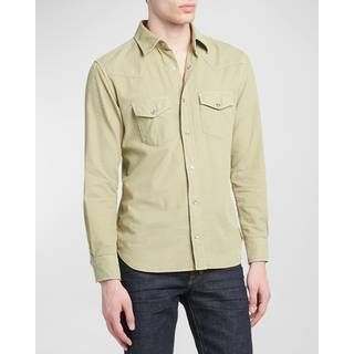 Tom Ford Corduroy shirt - beige - EU 39