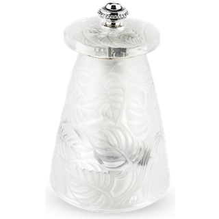 Peugeot Lalique Salzmühle 9 cm Kristall - Stahlmahlwerk - Transparent