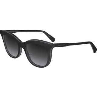 LONGCHAMP Kvinde LO738S 018 Solbriller Acetat Sort Grå Cat Eye Normal Normal