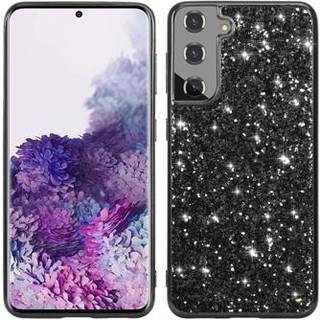 Glitter Series Samsung Galaxy S23 5G Hybrid Cover - Sort
