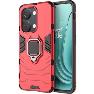 SKALO OnePlus Nord 3 5G / Ace 2V Armor Hybrid metal ring cover - Rød