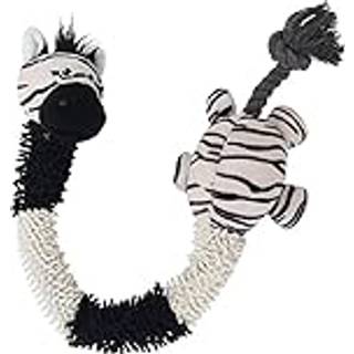 Plys zebra med indvendigt reb