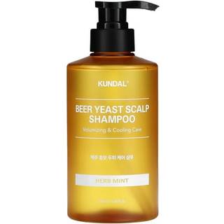 KUNDAL Beer Yeast Hair Loss Relief Shampoo Stimulerende og opfriskende shampoo Mod hårtab Aroma Herb Mint 500 ml - 500 ml