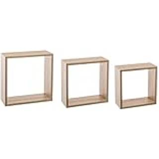 Bogkasser (3 stk.) - Natur - 30cm x 12cm x 30cm - Beate