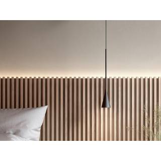 Bover Hængelampe Skybell Plus, dæmpbar, Sort, Stue/spisestue, Aluminium, Design